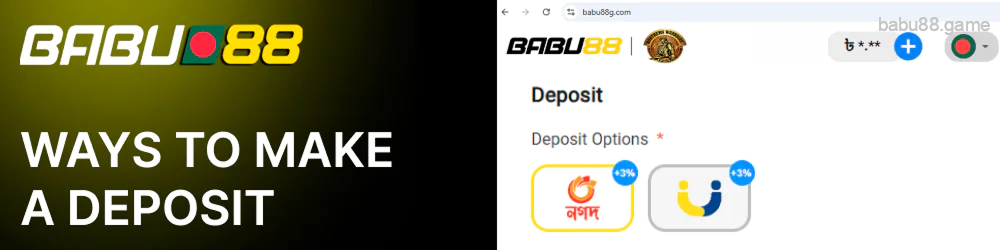 Make a Babu88 Deposit